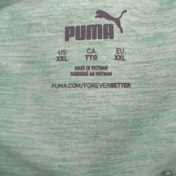 PUMA Womens Sz 2XL Cloudspun Warmup Offset Pullover Kangaroo Pocket 1/4 Zip - Picture 6 of 7